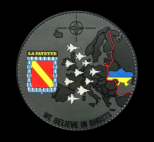 Patch rond gomme We believe in ghosts - 15 euros