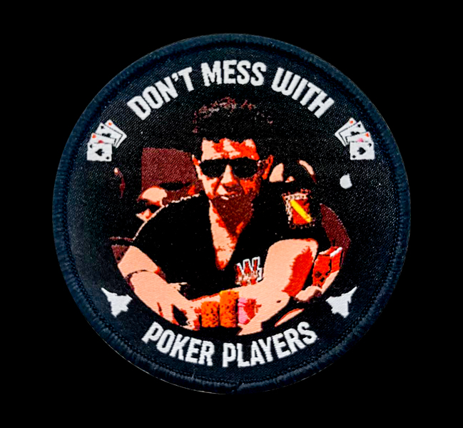 Patch rond Poker Players - 6 euros