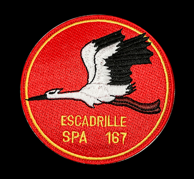 Patch rond SPA 167 rouge - 7 euros