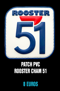 Patch PVC Rooster CHAM 51 - 8 euros