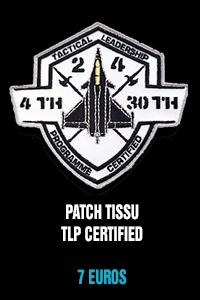 Patch tissu TLP Certified - 7 euros