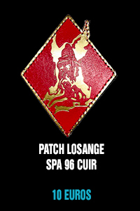 Patch losange SPA 96 cuir - 10 euros