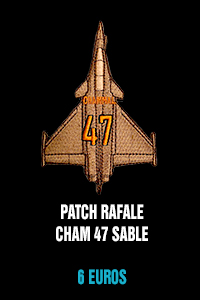 Patch CHAM 47 sable - 6 euros