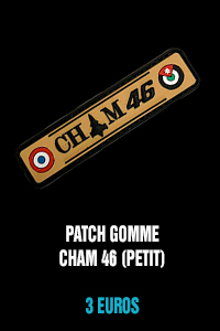 Patch gomme CHAM 46 (petit) - 3 euros