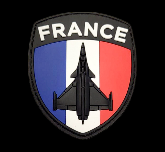 Patch FRANCE Rafale PVC - 8 euros