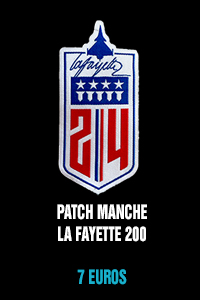 Patch manche La Fayette 200 - 7 euros